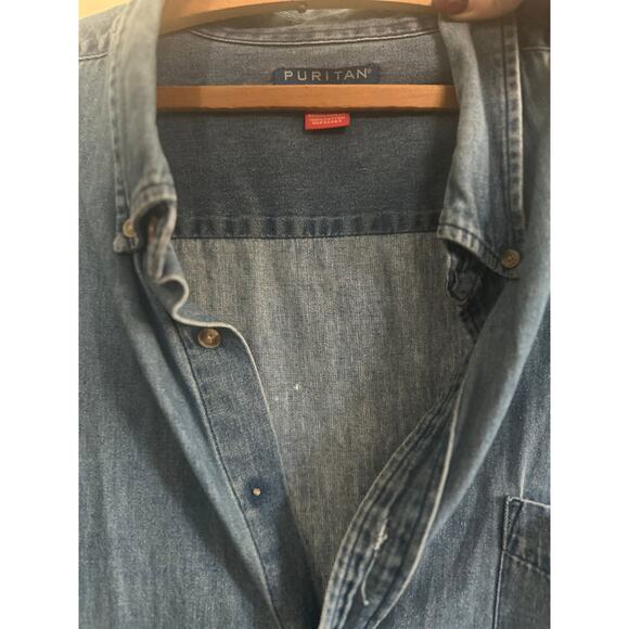 Demin button down - Picture 2 of 5